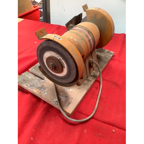 17 - Vintage KEF-MOTOR Slibex 150 bench grinder - untested