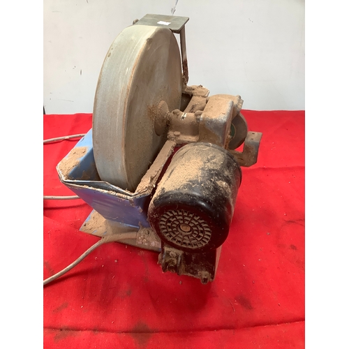 44 - Vintage Kiruna Slipen by KEF-MOTOR Ltd M-S-50-250 wet bench grinder - untested