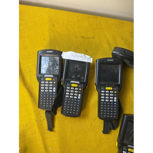 28 - 4x symbol MC3200 and 1x touch star 5000 portable handheld scanners - untested as spares