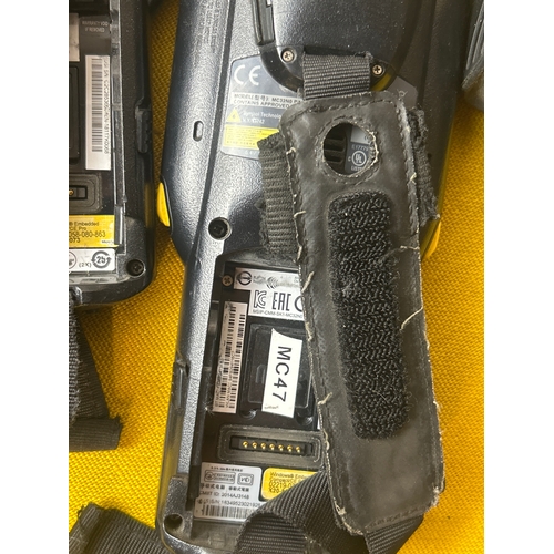 28 - 4x symbol MC3200 and 1x touch star 5000 portable handheld scanners - untested as spares