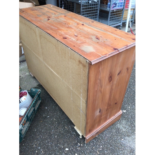 12 drawer pine merchant chest approx 125cm x 45cm