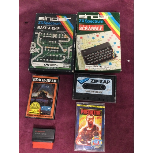 Selection of Spectrum games includingPower Drift, Back To the Future ...