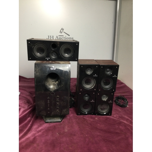 Auna Areal-525 5.1 speaker system Model No. 10007842 one of the centre ...