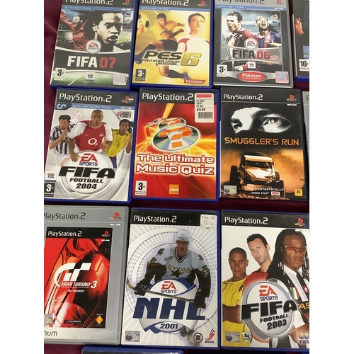 Collection of 18x PS2 games including FIFA 07, Finding Nemo, Gran ...