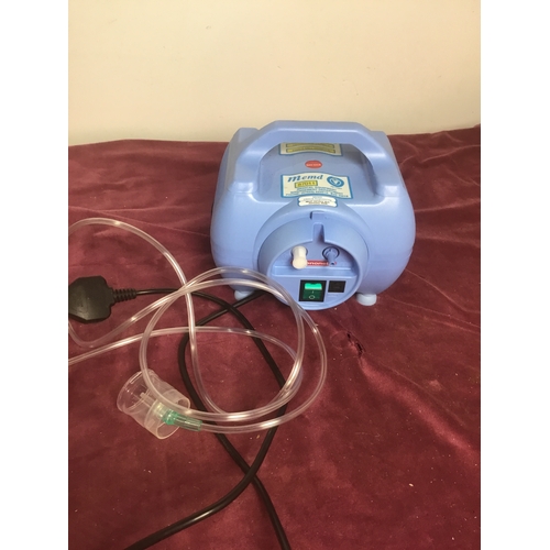 Light blue Medix compressor nebuliser - untested
