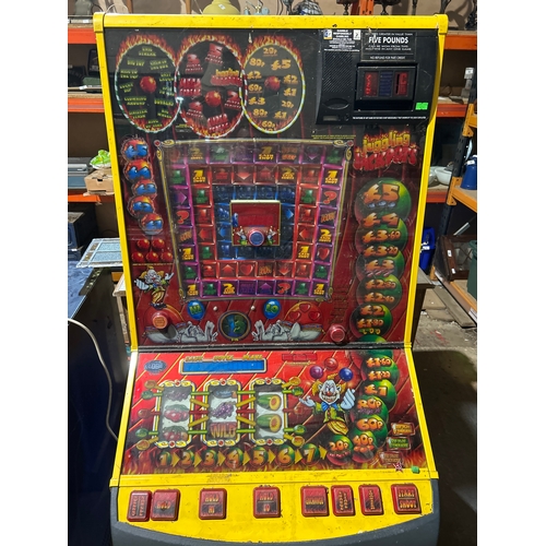 Juggling jackpots full size slot machine - believed to be working