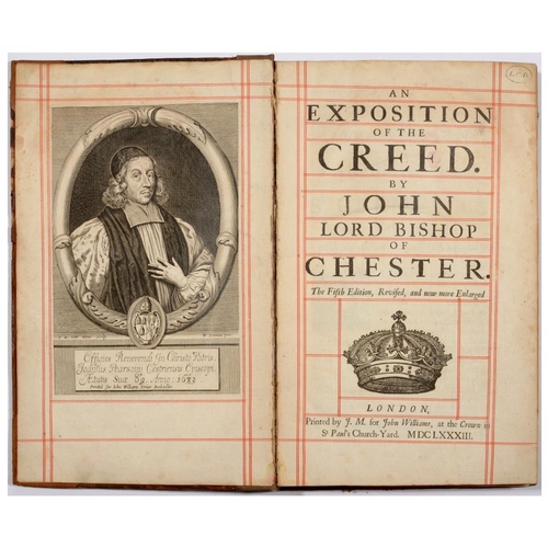 72 - PEARSON, JOHN - AN EXPOSITION OF THE CREED Fifth Edition, London, printed by J.M. for John Williams,... 