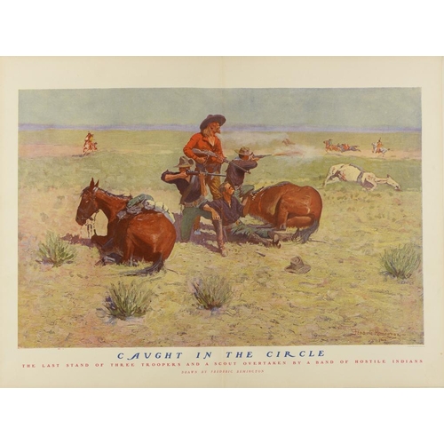 23 - REMINGTON, FREDERIC - DONE IN THE OPEN, DRAWINGS BY FREDERIC REMINGTON with an Introduction and Vers... 