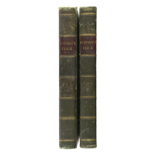 54 - DICKENS, CHARLES - MASTER HUMPHREY'S CLOCK London, Chapman and Hall, 1840-1841. Two volumes, 8vo (co... 