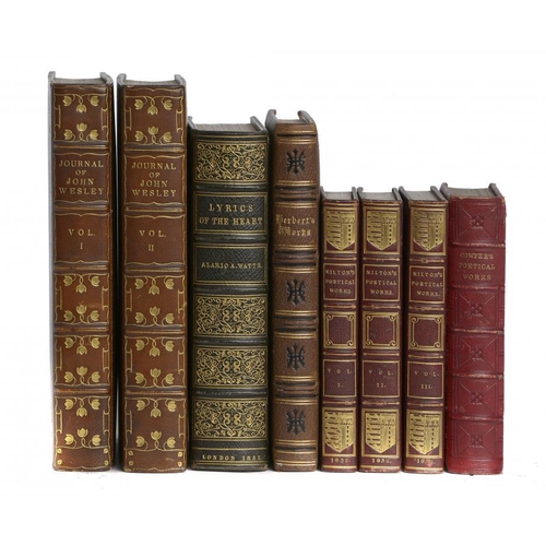 6 - [BINDINGS] - WESLEY, JOHN - THE JOURNAL OF THE REV JOHN WESLEY Edited by Nehemiah Curnock. London, C... 