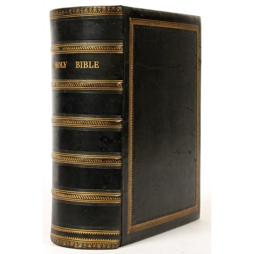 86 - [BINDING]  THE HOLY BIBLECASSELL'S ILLUSTRATED FAMILY BIBLELondon, Cassell, Petter & Galpin, [circa ... 