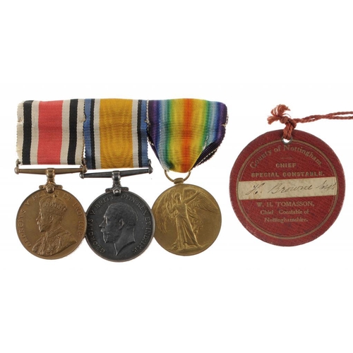 1194 - WORLD WAR ONE, GROUP OF THREE  British War Medal, Victory Medal and Special Constabulary Long Servic... 