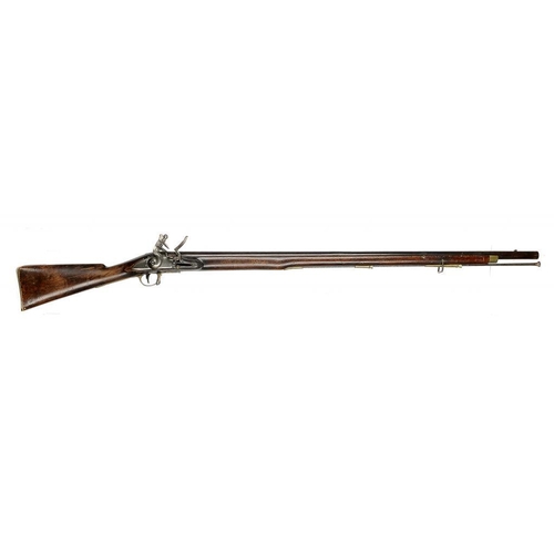 1257 - AN ENGLISH NON MILITARY SMOOTH BORE MUSKET, LATE 18TH/EARLY 19TH C  the lock stamped LACY & CO LONDO... 