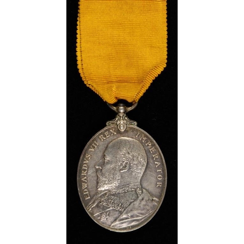 874 - IMPERIAL YEOMANRY LONG SERVICE AND GOOD CONDUCT MEDAL 283 PTE H TOMLINSON YORKS HRS (A P O W O) I Y... 