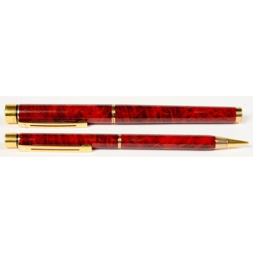 268 - A SHEAFFER GOLD PLATED PEN AND PENCIL SET