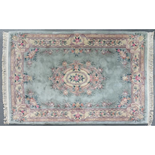 656 - A WASHED CHINESE RUG, 180 X 276CM 