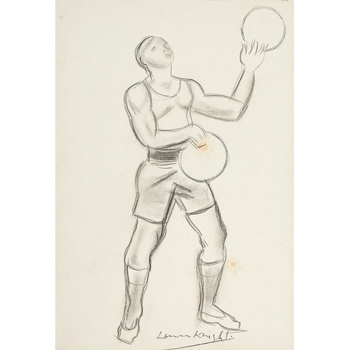 580 - �DAME LAURA KNIGHT, DBE, RA, RWS (1877-1970) THE JUGGLER  signed, pencil, 29.5 x 20cm, unframed... 