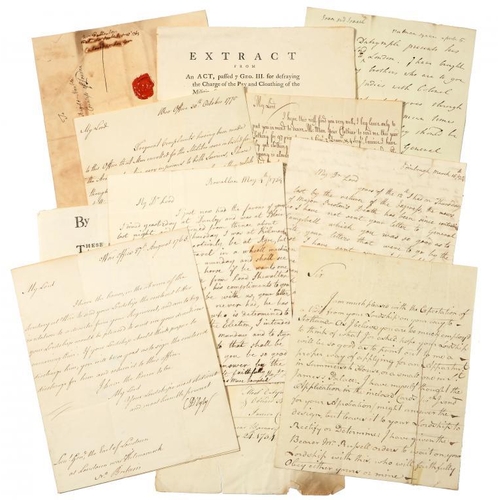 247 - SCOTLAND.  AUTOGRAPH LETTERS TO GENERAL JOHN CAMPBELL, 4TH EARL OF LOUDOUN (1705-1782) comprising:1.... 