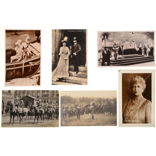 290 - ROYALTY.  TWO ALBUMS OF POSTCARDS OF THE BRITISH ROYAL FAMILY AND EUROPEAN ROYALTY, C1895-1930S incl... 