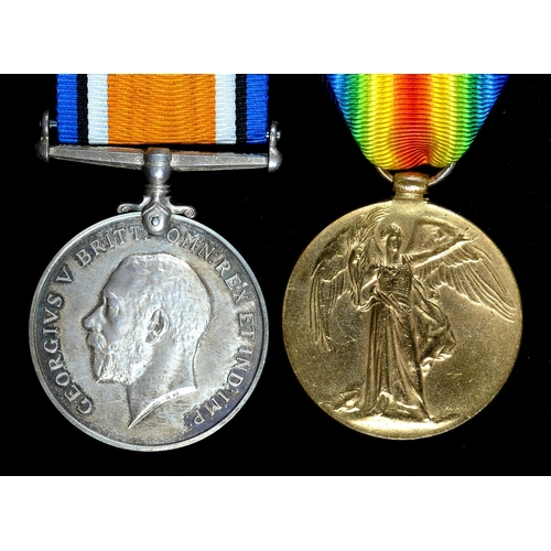 309 - WWI PAIR, BRITISH WAR MEDAL AND VICTORY MEDAL 128514 GNR J T ROSE RA