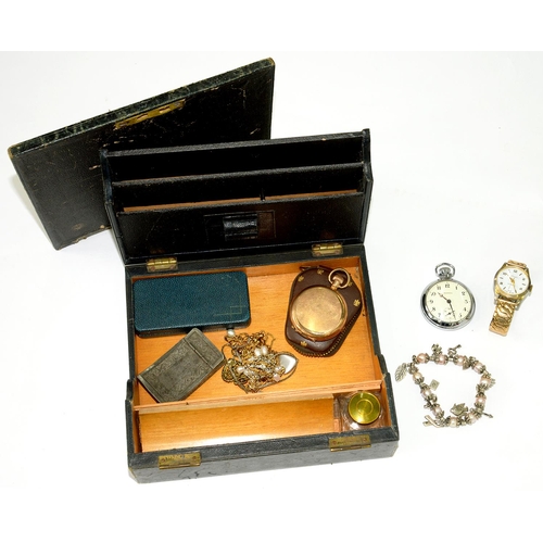 113 - MISCELLANEOUS WATCHES AND COSTUME JEWELLERY, ETC