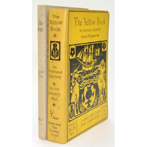 457 - THE YELLOW BOOK AN ILLUSTRATED QUARTERLY, ONE VOL ONLY, PICTORIAL YELLOW CLOTH, JANUARY 1896 AND THE... 