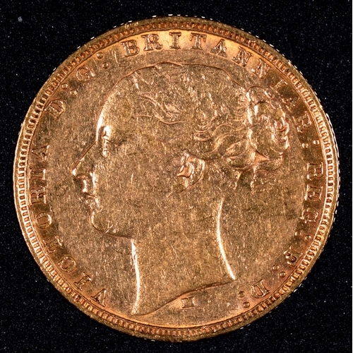 108 - GOLD COIN. SOVEREIGN 1879