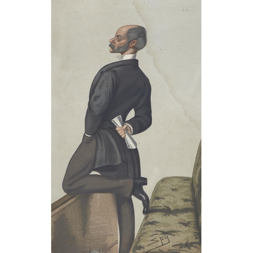 1301 - Vanity Fair Men of the Day caricatures,  four, various subjects, lithographs in colour, 36.5 x 24cm... 