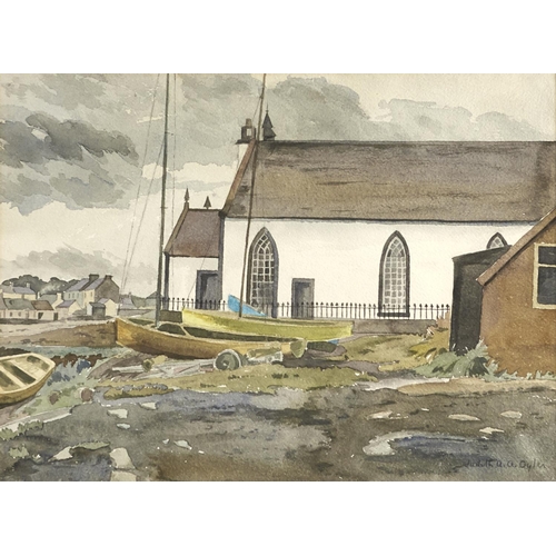 1375 - Miscellaneous prints and watercolours,  the artists including Judith Audrey Allenby Oyler (1905-1983... 