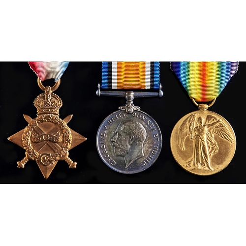 1092 - WWI group of three, 1914-15 Star, British War Medal and Victory Medal 257 Dvr H Marwood RFA [257 Dvr... 