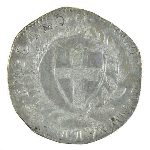 9 - England, Commonwealth, Halfcrown, 1652, (extremely weak 5 at date), possibly a contemporary counterf... 