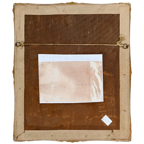 1491 - Joseph Bonello (b.1878) - Gozo Boat, Malta, artist's stamp verso, gouache, 15.5 x 9.5cm... 