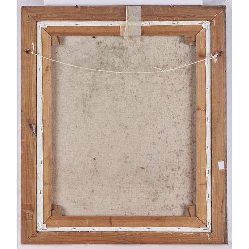 1499 - M Love (20th / 21st c) - Portrait of the Artist, signed, oil on canvas, 61 x 51cm