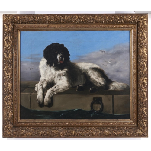 1530 - After Sir Edwin Landseer - A Distinguished Member of the Humane Society, oil on canvas, 51 x 64cm... 