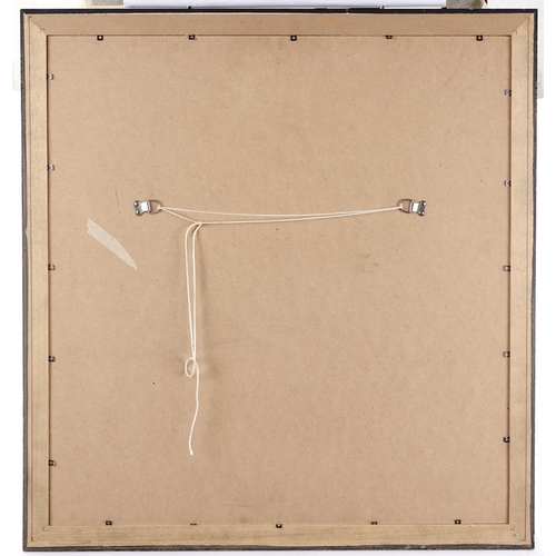 1538 - Debra Manifold RI, PS (1961-2020) - Figures in a Street, pastel, 50 x 49cm