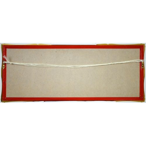 1562 - R Naboli, (fl early 20th century) - On the Nile,  signed, gouache, 24 x 75cm and F Leoni - On the Me... 