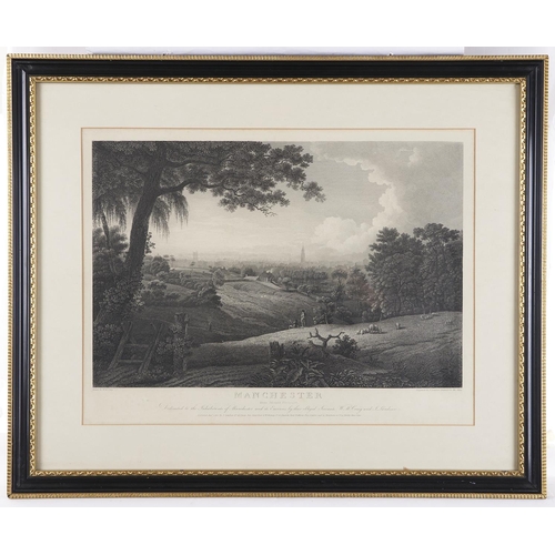 1571 - John Landseer (1769-1852) after William Marshall Craig (1765-1827) - Manchester from Mount Pleasant,... 