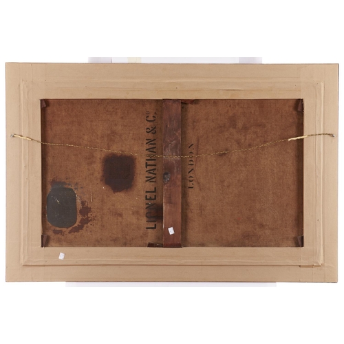 1589 - P H Herbert (Fl. late 19th c) - Sheep on a Woodland Track, signed and dated 1889, oil on canvas, 64 ... 