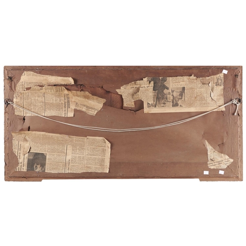 1597 - Ernest Stuart (Exhibited 1889-1915) - Seascape, signed and dated '04, watercolour, 38 x 97cm, in the... 