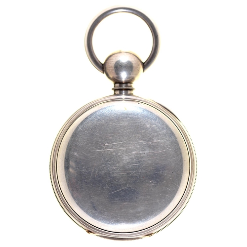 98 - A fine and rare English silver verge watch of unusual size, Morris Tobias, London, No 581, with jewe... 