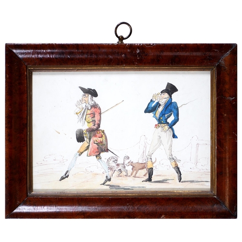 888 - Nine miscellaneous prints and engravings, including two of Oxford mounted together in birds eye mapl... 