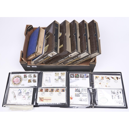 1199 - Postage stamps. An all world mint and used collection in two albums and an extensive collection of G... 