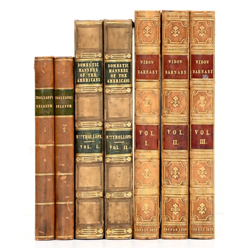 295 - Trollope [(FM)] Mrs – Domestic Manners of the Americans, second edition, two volumes, lithographic p... 