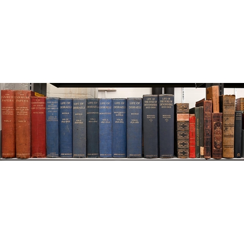 304 - Books. Miscellaneous general shelf stock, to include Victorian biography, the Bradenham Edition of t... 