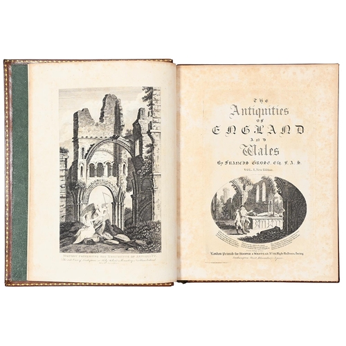 307 - Grose (Francis) - The Antiquities of England and Wales, new edition, eight volumes, engraved title, ... 