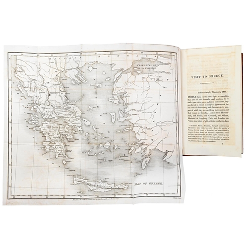 373 - Waddington (George) - A Visit to Greece in 1823 and 1824, first edition, folding map and plan, conte... 