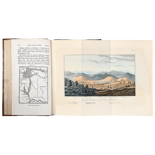 397 - Lyell (Charles) - Principles of Geology, fifth edition, four volumes, engraved frontispiece, folding... 