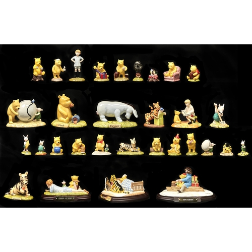 997 - A collection of Royal Doulton Winne the Pooh Series figures, various sizes, printed marks... 