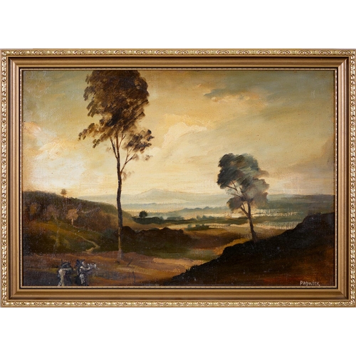 755 - Philip Hugh Padwick RBA, ROI (1876-1958) - Landscape, signed, oil on canvas laid on board, 34 x 49.5... 