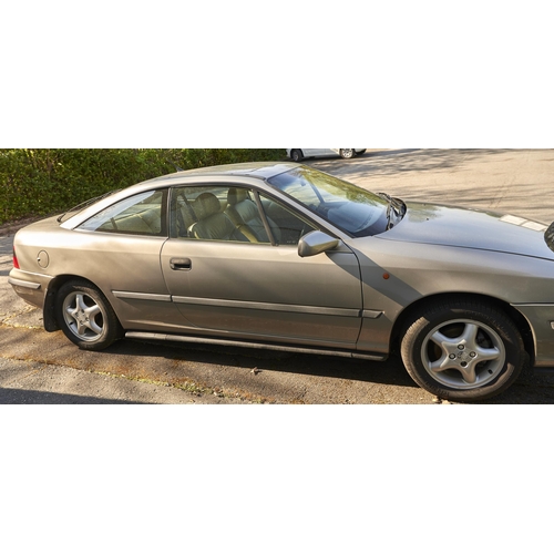 350 - 1997 (September) Vauxhall Calibra, 16V Coupe, beige, cream leather, 1988cc, petrol, manual, registra... 